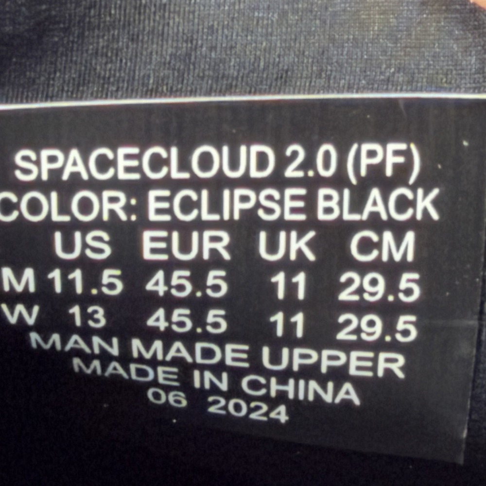 Snibbs Spacecloud 2.0 Men's Size 11.5 Eclipse Black Food Service Non Slip Shoes - Picture 11 of 11